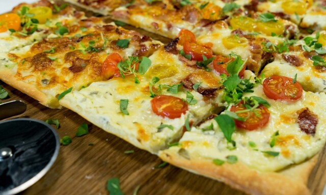 image: Pizza uten tomatsaus